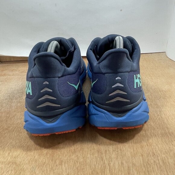 Hoka One One Clifton 8 Men Size 10 D Blue Athletic Running Shoes - Picture 4 of 9